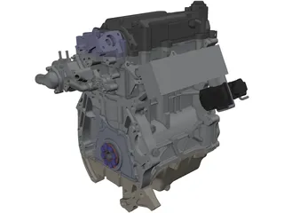 Honda Civic L15B7 Engine 3D Model