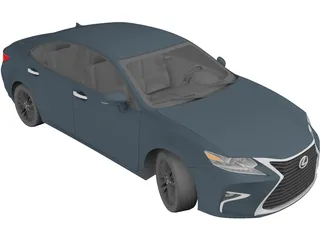 Lexus ES350 (2016) 3D Model