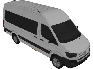 Hyundai H350 Passenger Van (2014) 3D Model