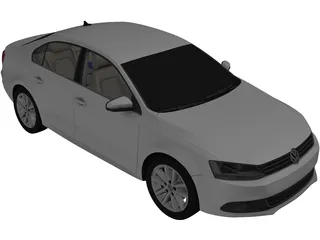 Volkswagen Jetta (2012) 3D Model