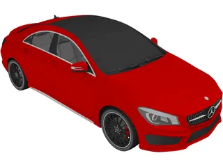 Mercedes-Benz CLA 45 AMG (2013) 3D Model