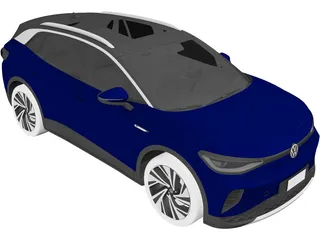 Volkswagen ID.4 (2021) 3D Model