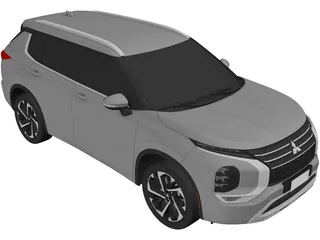 Mitsubishi Outlander (2022) 3D Model