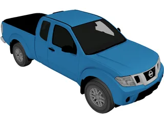 Nissan Frontier (2014) 3D Model