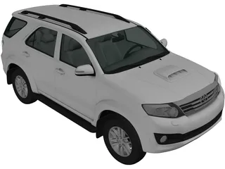 Toyota Fortuner (2012) 3D Model