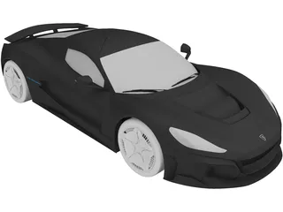 Rimac Nevera (2021) 3D Model