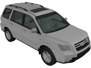 Honda Pilot EX (2006) 3D Model