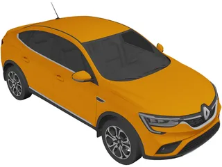 Renault Arkana (2020) 3D Model