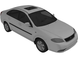 Daewoo Gentra (2016) 3D Model