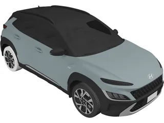 Hyundai Kona (2022) 3D Model