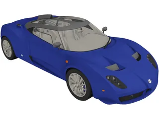 Spyker C12 Zagato 3D Model