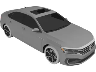 Volkswagen Passat R-Line (2020) 3D Model