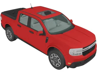 Ford Maverick Lariat (2022) 3D Model
