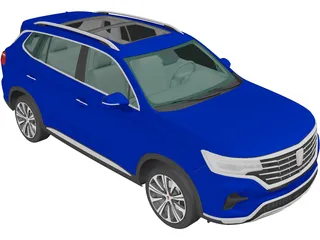 Roewe RX5 Max (2019) 3D Model