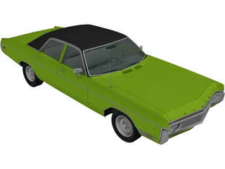 Dodge Polara (1970) 3D Model