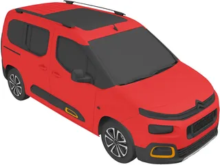 Citroen Berlingo (2021) 3D Model