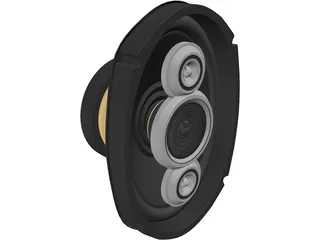 6x9 Jet Sound Speaker 3D Model