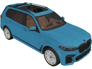 BMW X7 (2021) 3D Model