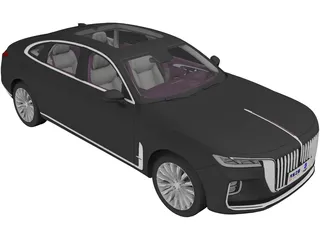 Hongqi H9 (2020) 3D Model