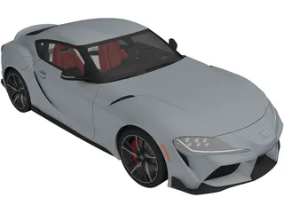 Toyota Supra (2020) 3D Model