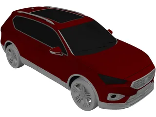 Seat Tarraco Excellence (2021) 3D Model