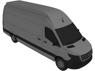 Mercedes-Benz Sprinter Panel Van L4H3 RWD (2019) 3D Model