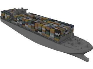 Cargo Ship 3D Model