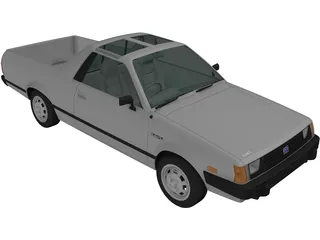 Subaru Brat GL (1981) 3D Model