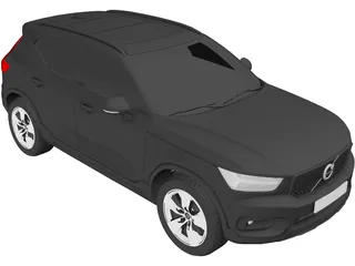Volvo XC40 (2021) 3D Model