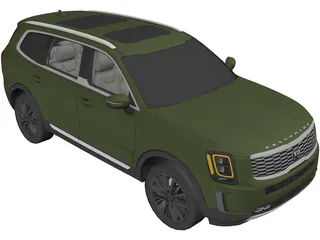 Kia Telluride (2020) 3D Model