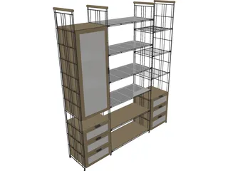 Balton Regal Shelf 3D Model