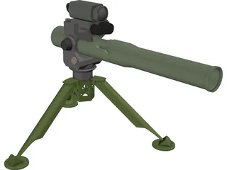 TOW Missile Launcher 3D Model