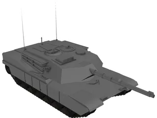 M1A1 Abrams 3D Model