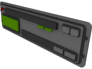 Tachograph for Truck 3D Model