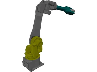 Fanuc Robotics M-16iB10L Robotic Arm 3D Model