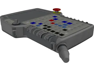 Fanuc Robotics MHE1 Teach Pendant 3D Model