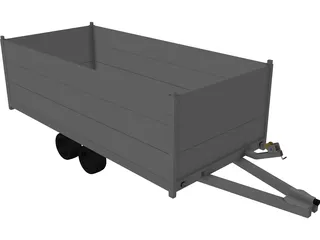 Trailer Anssems Msx 3000 3D Model