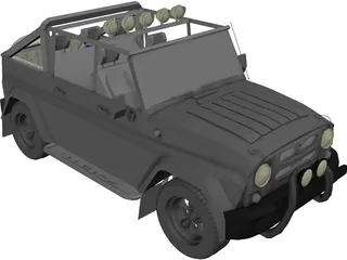 UAZ [Tuned] 3D Model