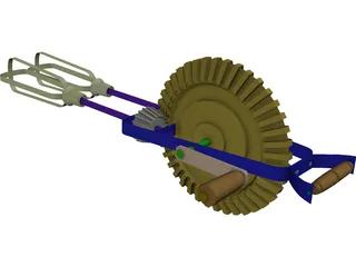 Egg Beater 3D Model