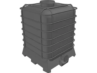 IBC Chemical Bin 3D Model