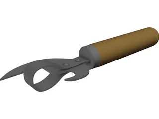 Can Opener 3D Model