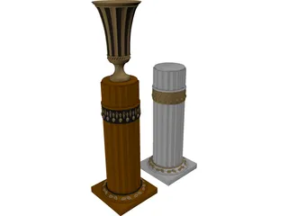 Columns 3D Model