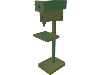 Rockwell Drill Press 3D Model