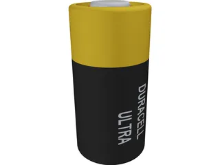 Duracell Battery 6V 3D Model