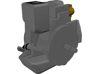 Lawnmower Engine 3D Model