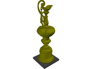 Americas Cup Trophy 3D Model