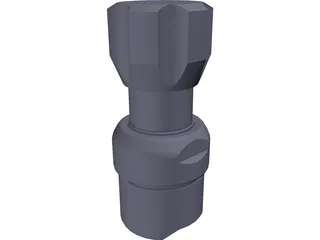 Pressure-Reducing Regulator 3D Model