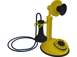 Telephone Old 3D Model