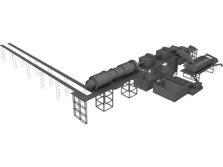 Sugar Factory 3D Model