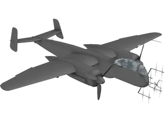 Heinkel He 219 A-0 3D Model
